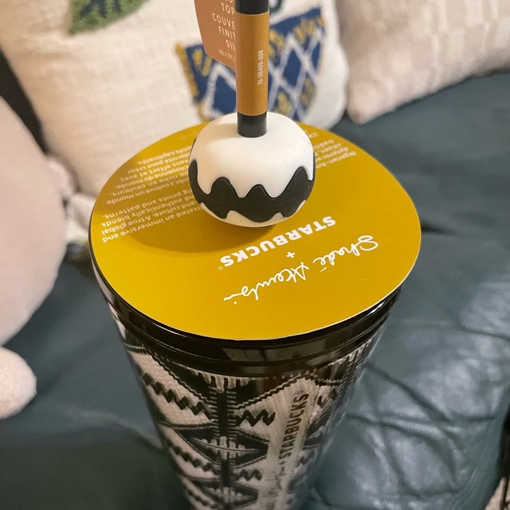 Starbucks Tumbler Shadé Akanbi Berber Diamond Cold Cup Limited-edition NWT - Picture 5 of 10